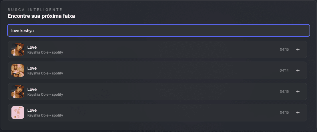 Preview do painel web